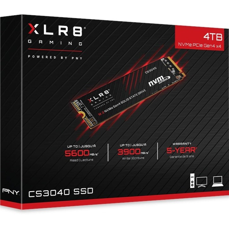 Pny Cs3040 M.2 4000 Gb Pci Express 4.0 3D Nand Nvme
