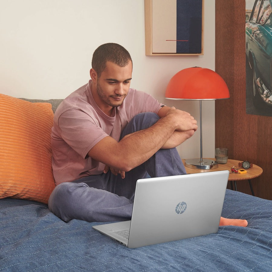 HP 17-cp0000 17-cp0007ca 17.3" Notebook - Full HD - 1920 x 1080 - AMD Ryzen 3 5300U Quad-core (4 Core) - 12 GB Total RAM - 256 GB SSD - Natural Silver - Refurbished