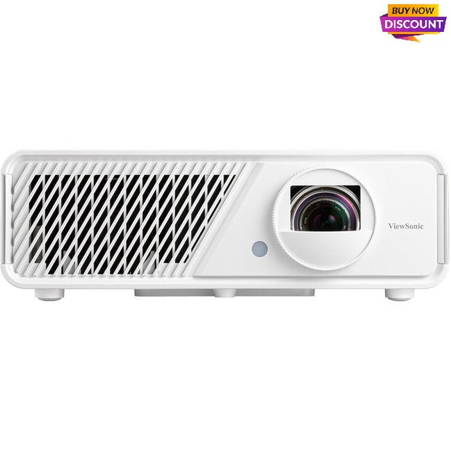 1080P Short Throw Projector With 3100 Led Lumens, Usb C, Bt Speakers And Wi-Fi