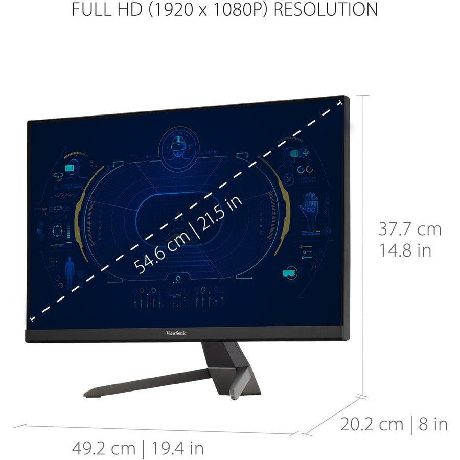 1080p Gaming Monitor - ViewSonic VX2267-MHD 22" FreeSync | ViewSonic
