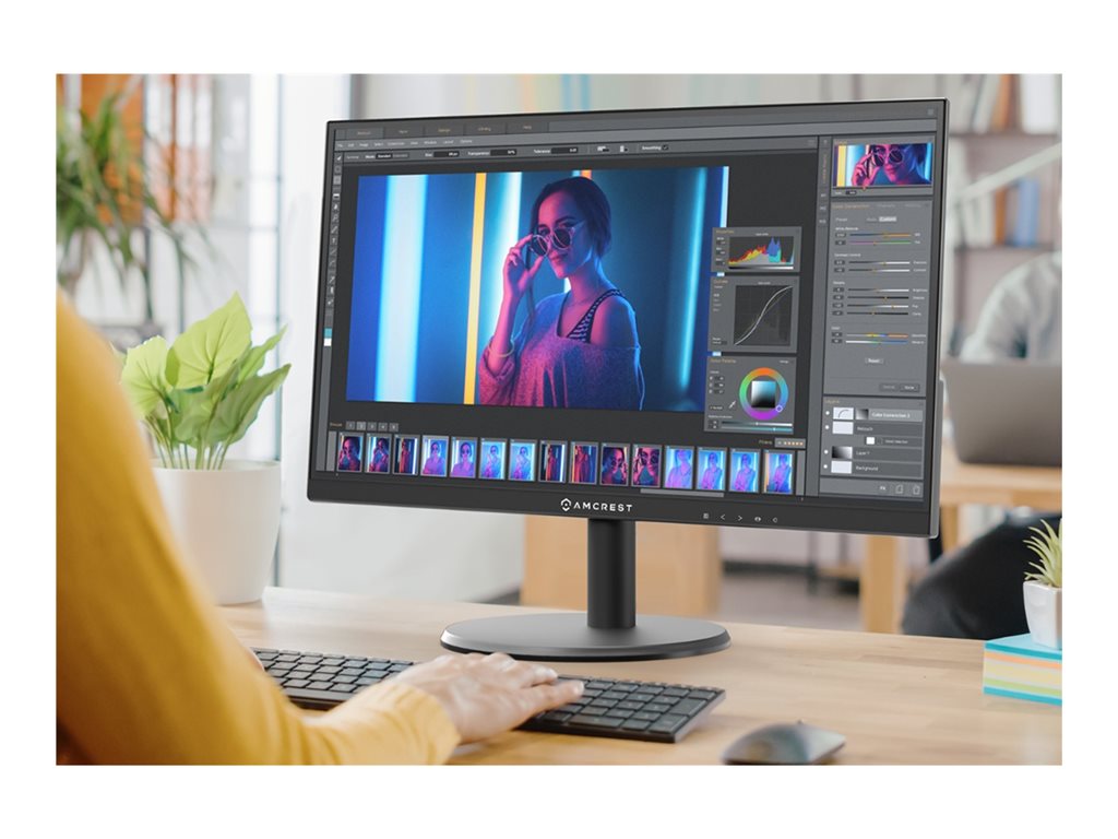 1080p Monitor 24 Inch - Professional Surveillance Display | Amcrest AM-LM22