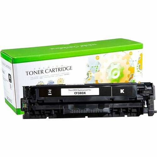 Static Control 002-01-RF380X Remanufactured HP CF380X Black Toner