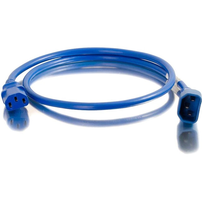 10Ft C14 To C13 18/3 Sjt Blue