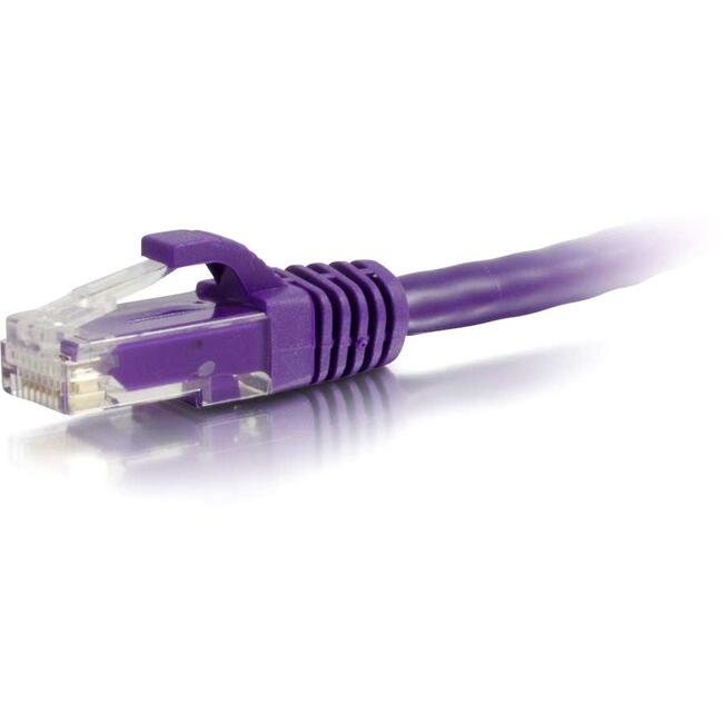 10Ft Cat6 Snagless Unshielded (Utp) Ethernet Network Patch Cable - Purple