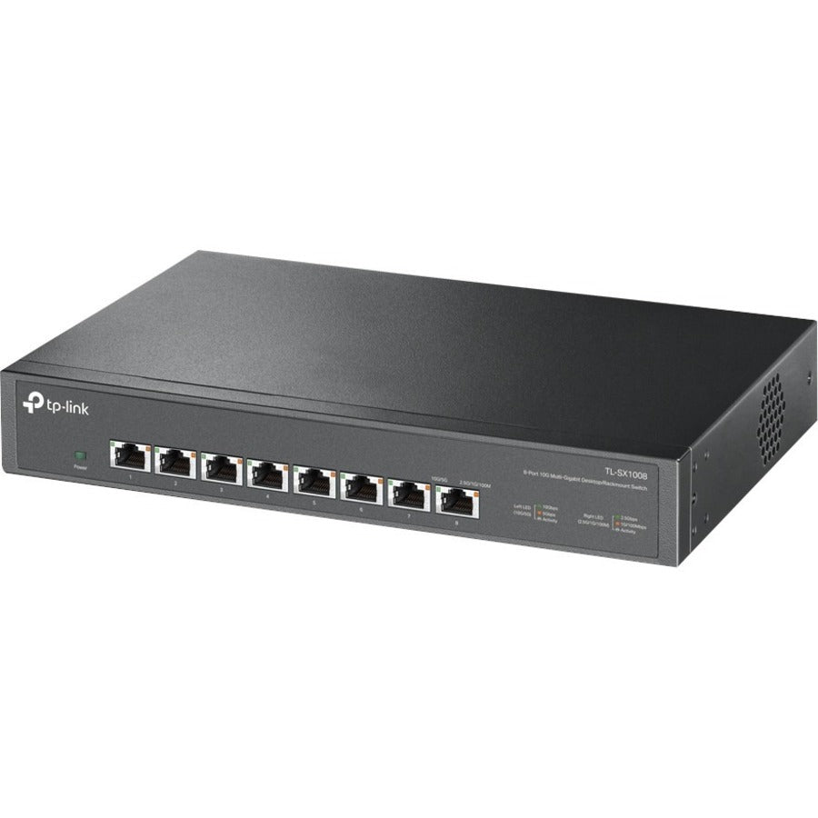 10G Ethernet Switch - TP-LINK TL-SX1008 8-Port High-Speed Desktop/Rackmount | Tecisoft