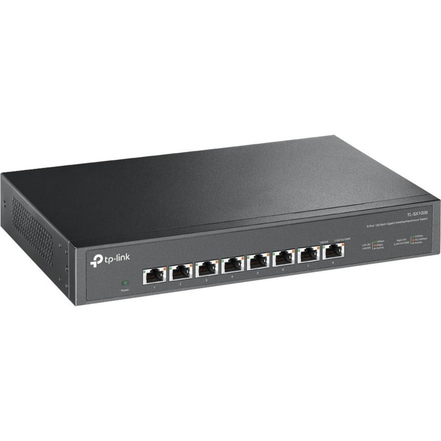 10G Ethernet Switch - TP-LINK TL-SX1008 8-Port High-Speed Desktop/Rackmount | Tecisoft