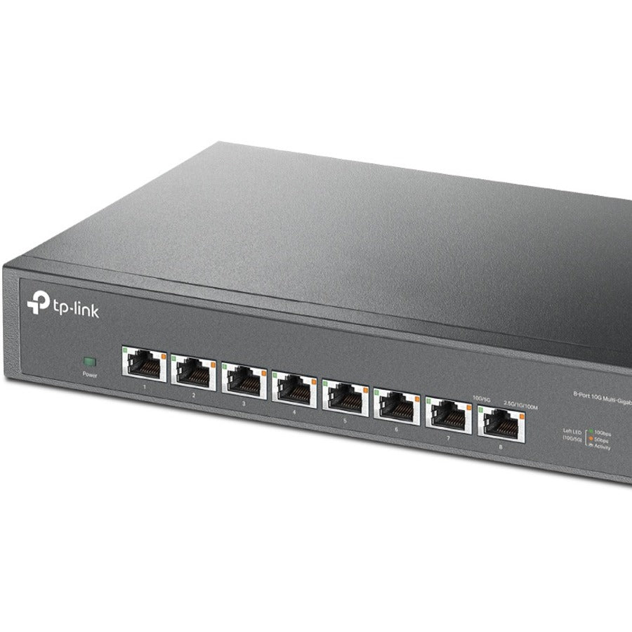 10G Ethernet Switch - TP-LINK TL-SX1008 8-Port High-Speed Desktop/Rackmount | Tecisoft