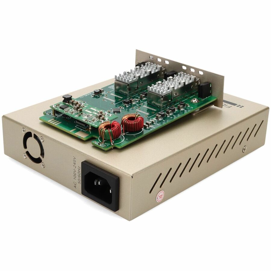 10G OEO Converter 3R Repeater 2 SFP+ Slots Standalone Kit | TecISoft ADD-MCC10G2SFP-SK