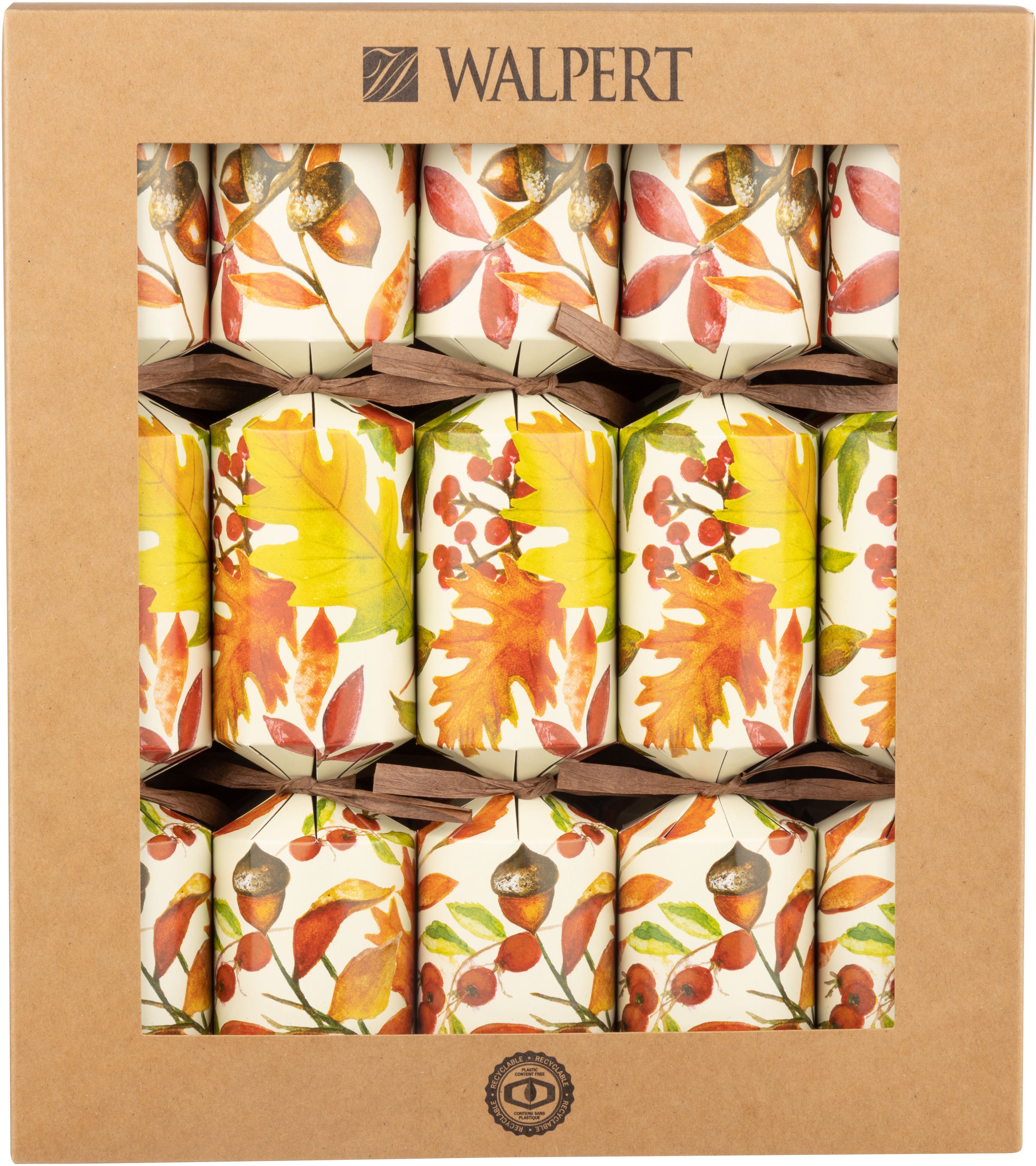 11 Inch ECO-Freindly Acorns & Leaves Crackers 10 Count