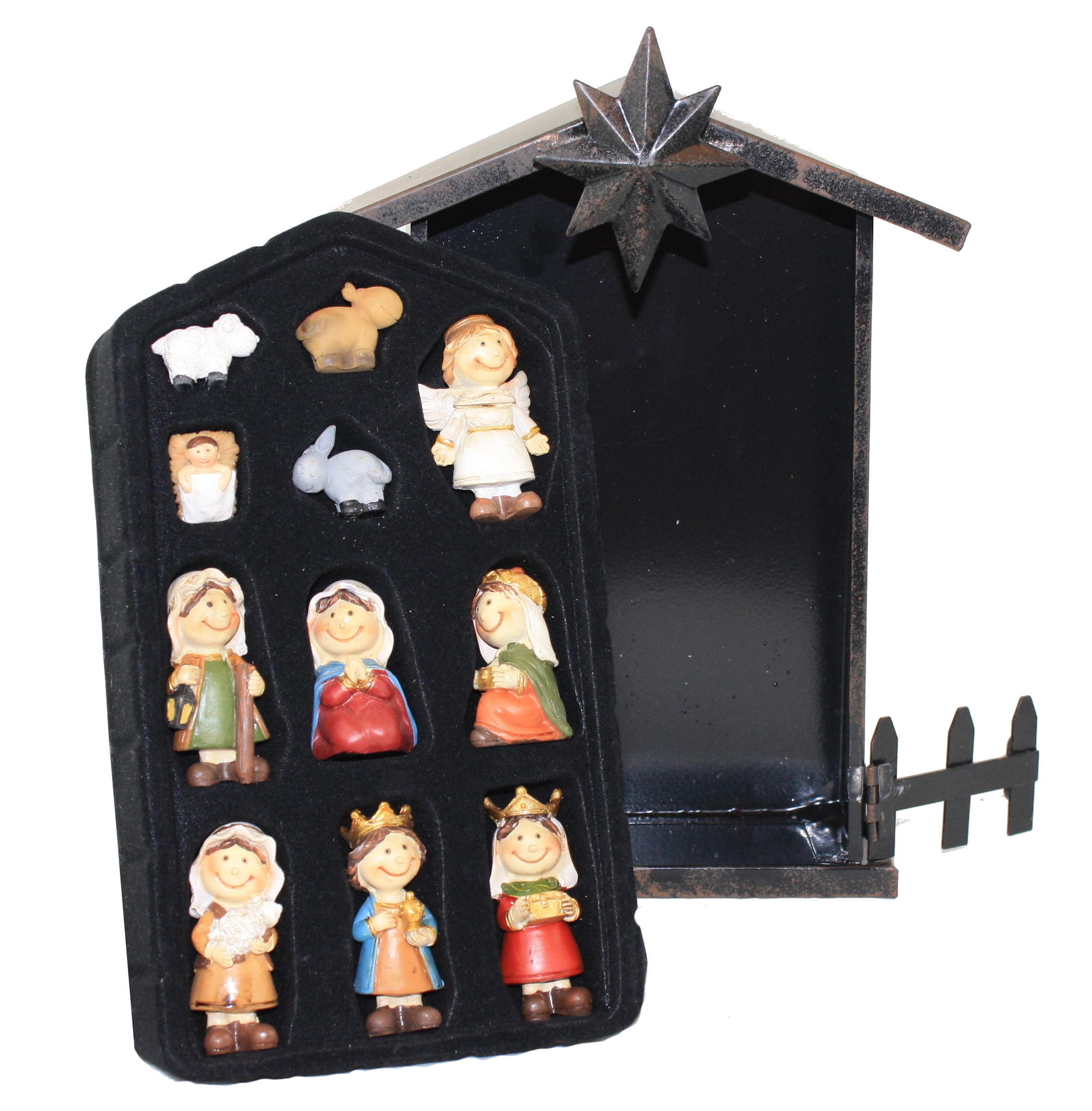 11 Piece mini Nativity Set - Traditional
