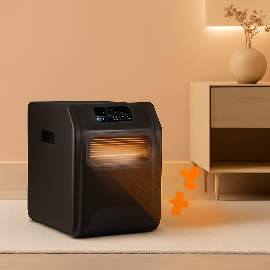 12 Hour Timer LED Remote Electric Space Heater For Any Room
