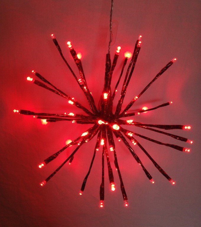 12 Inch 64 LED Branchball - Red