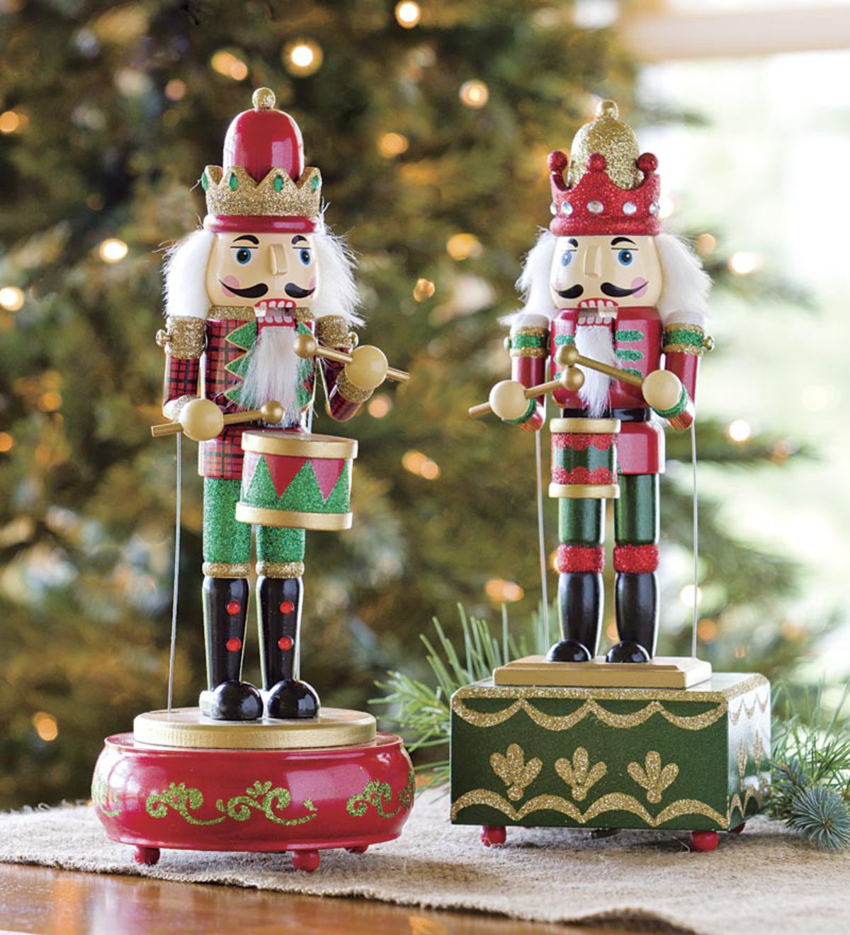 12" Musical Animated Nutcracker -