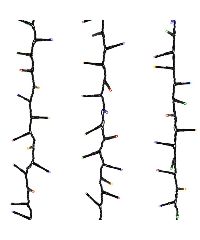 1200-Light Multicolored LED Rice Light Set - 98 Feet