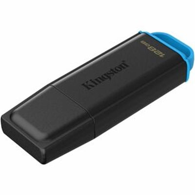 128GB PORTABLE USB 3.2 GEN 1 DATATRAVELER EXODIA BLACK/BLUE