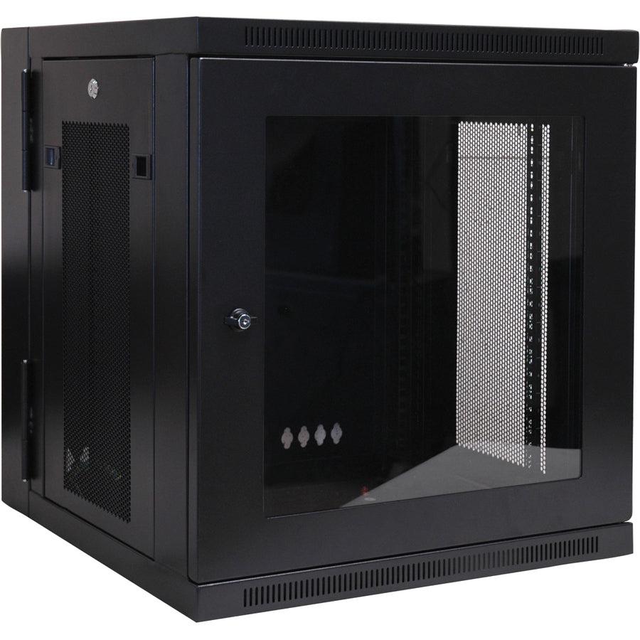 12U Server Rack Cabinet - Switch-Depth Wall Mount with Window | Tripp Lite SRW12USG