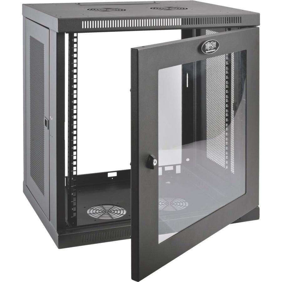 12U Server Rack Cabinet - Wall Mount Switch-Depth Enclosure | Tripp Lite SRW12UG