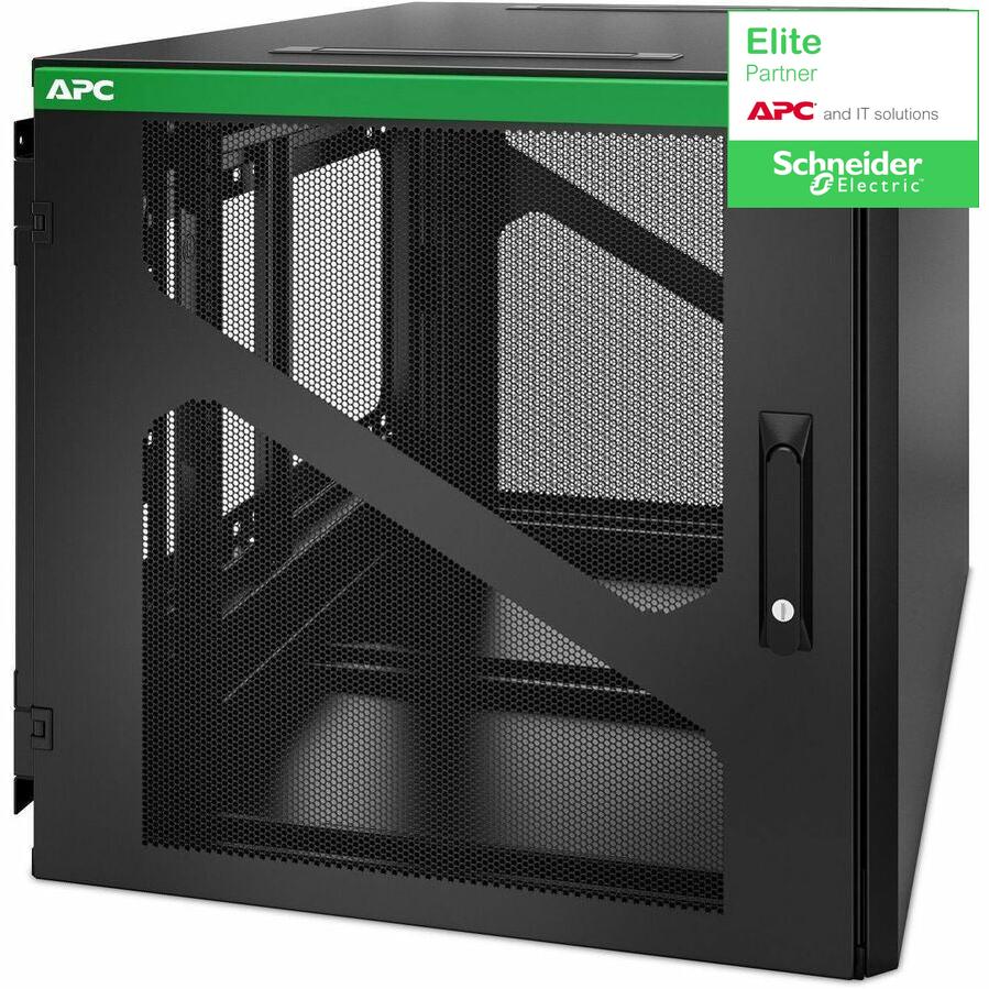 12U Wall Mount Rack Enclosure - NetShelter SX Side Mount Cabinet | APC AR112SM