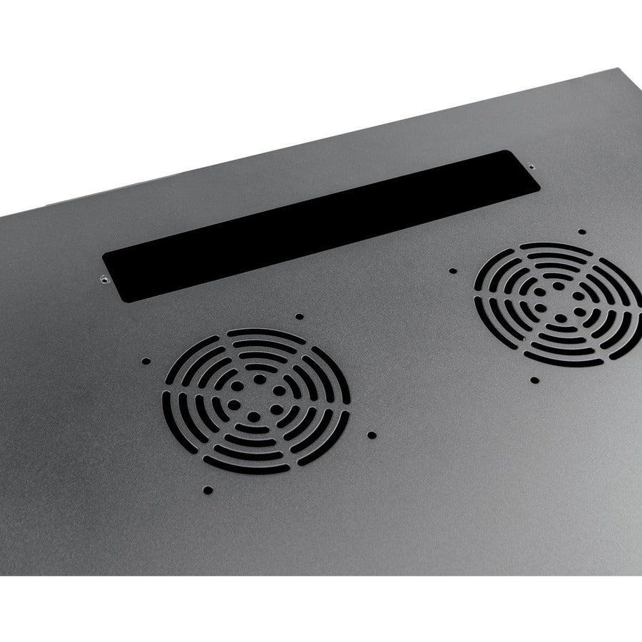 12U Wall Mount Rack Vented Enclosure - Secure Network Equipment Storage | Rocstor Y10E006-B1