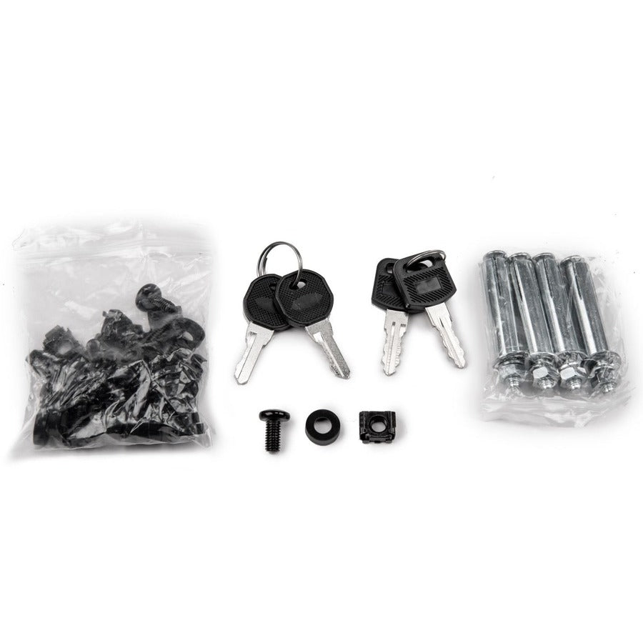 12U Wall Mount Server Rack - Network Equipment Enclosure with Tempered Glass | Rocstor Y10E003-B1