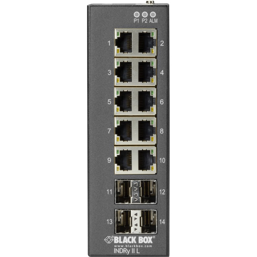 14-Port Industrial Gigabit Ethe,Rnet Switch Managed Extreme Temp.