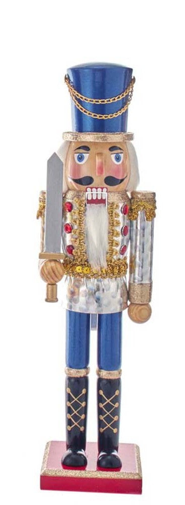 15" Gold and Silver Nutcracker - Sword