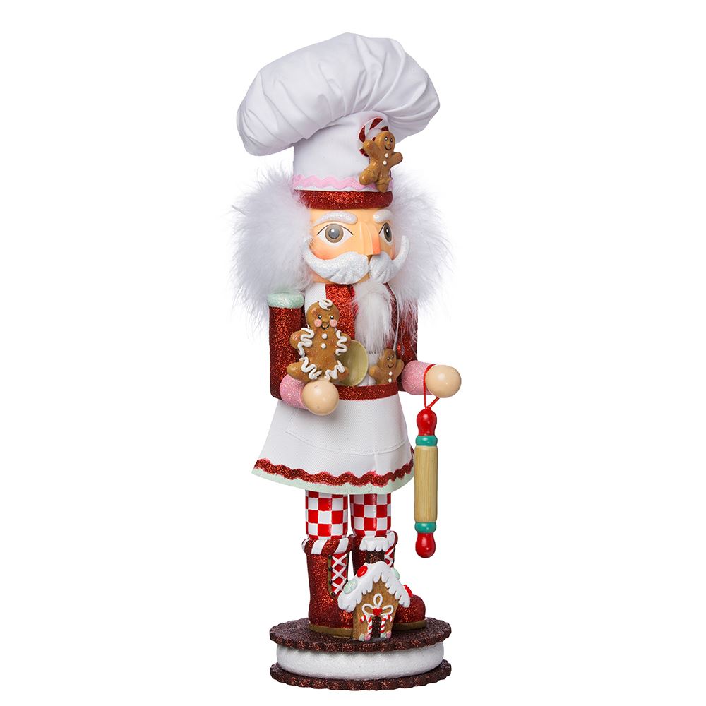15" Hollywood Gingerbread Chef Nutcracker