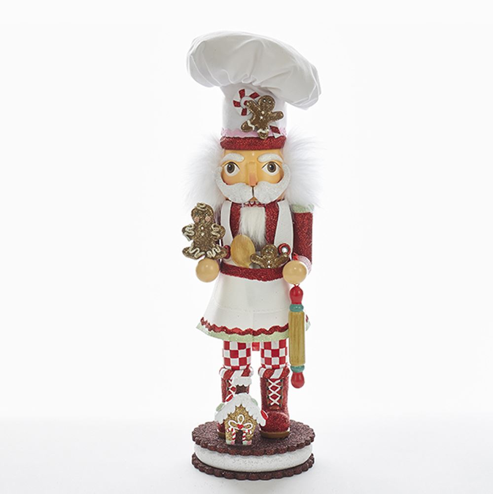 15" Hollywood Gingerbread Chef Nutcracker