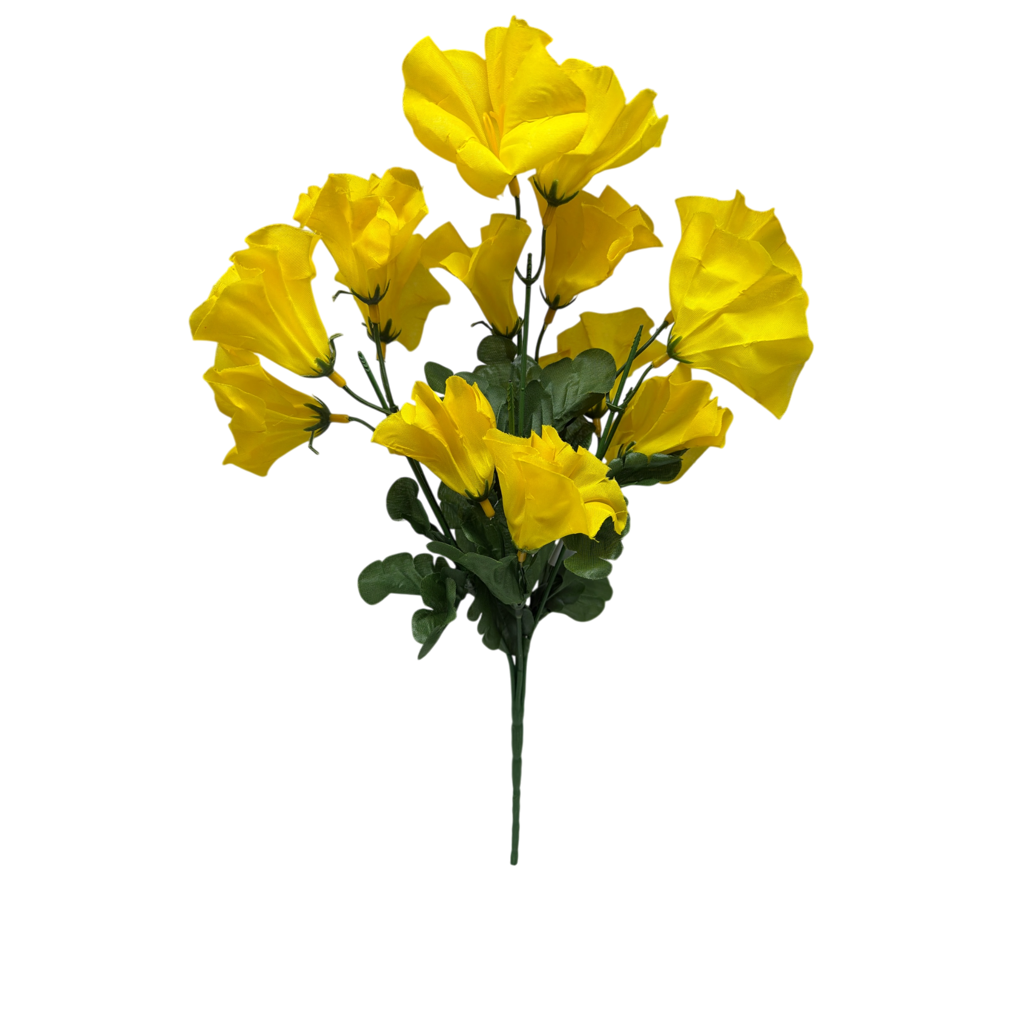 15-Inch Faux Yellow Petunias