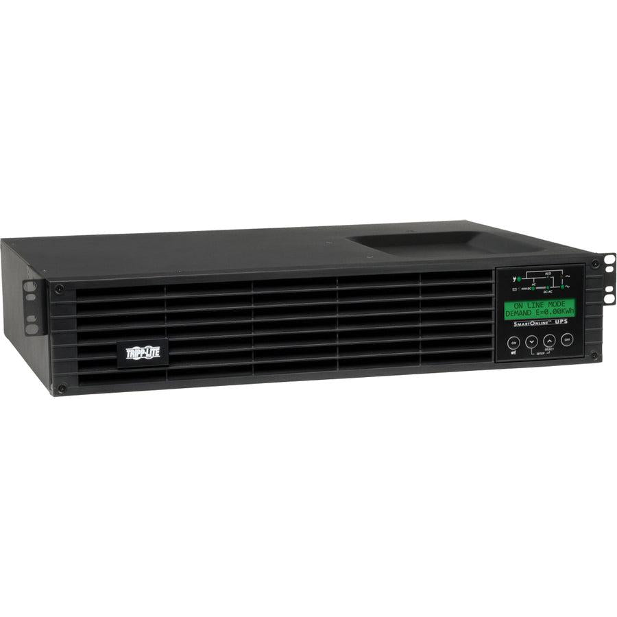 1500VA Smart UPS - Double-Conversion Online Battery Backup | Tripp Lite SmartOnline SU1500RTXLCD2U