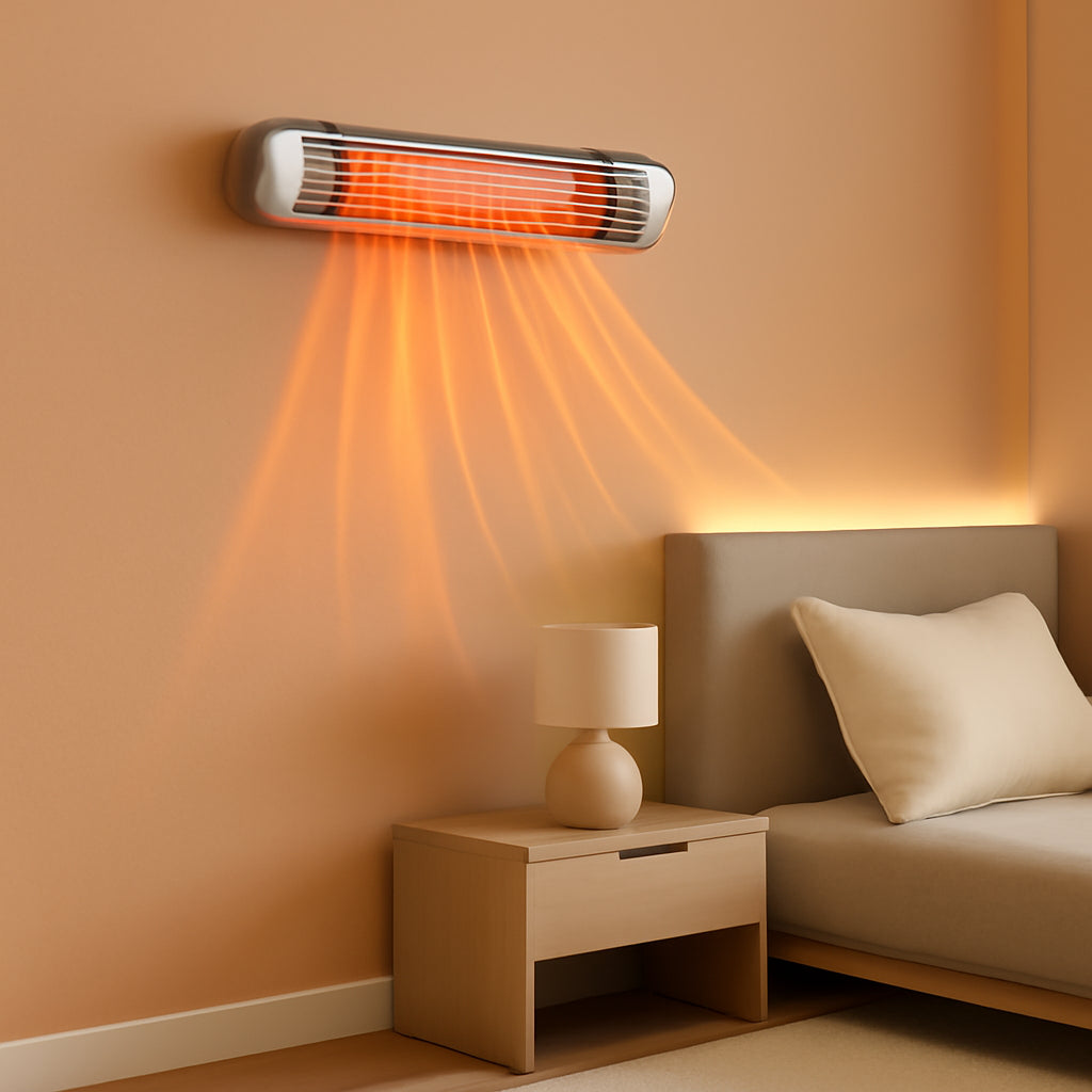 1500W Wall Mounted Infrared Heater Adjustable 750W To 1500W