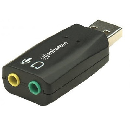 MANHATTAN HI-SPEED USB 2.0 3-D SOUND ADAPTER IMPROVES AUDIO ACCESS AND PERFORMAN