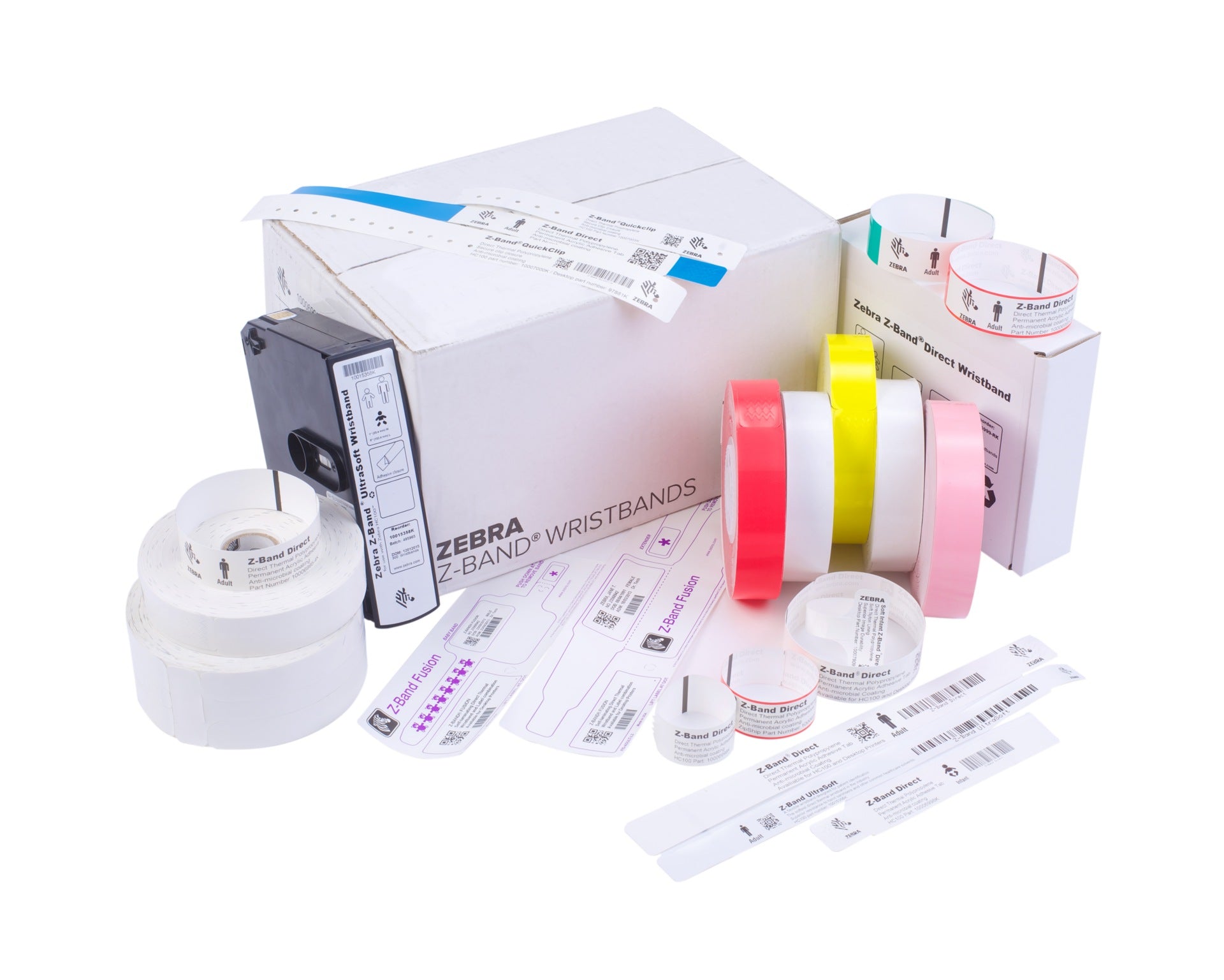 Zebra Z-Band Direct - Direct Thermal Wristbands 1200 pcs