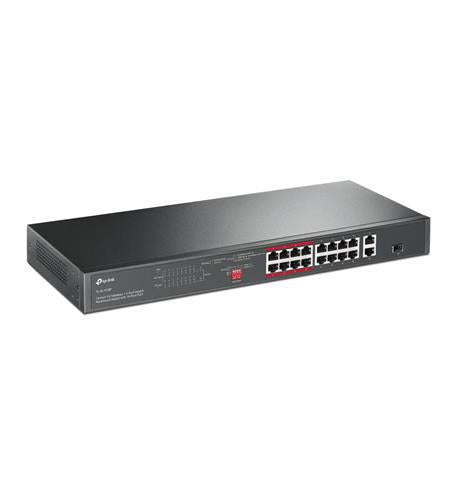 16-Port 10/100Mbps+2-Port Gigabit Switch