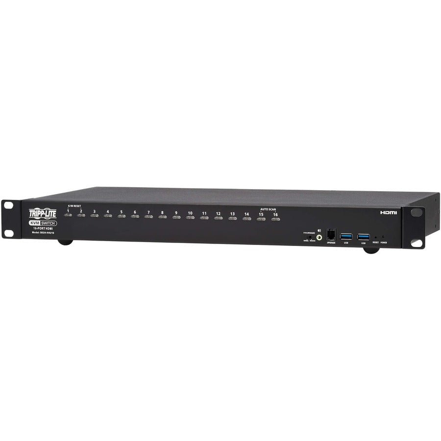 16-Port 4K HDMI KVM Switch - USB Peripheral Sharing Rack Mount | TecISoft B024-H4U16