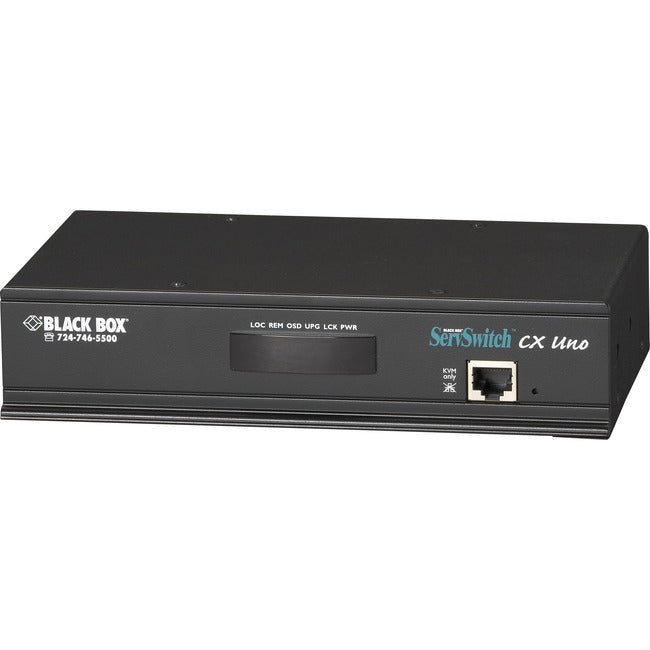 16-Port CATx KVM Switch - Enterprise Server Console Management | Black Box CX Uno KV0161A