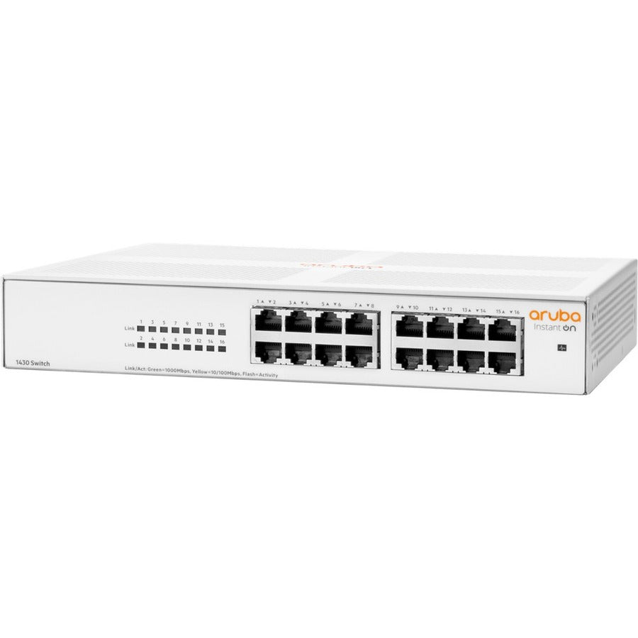 16-Port Gigabit Switch Fanless - HPE Instant On Ethernet Networking | HPE R8R47A#ABA