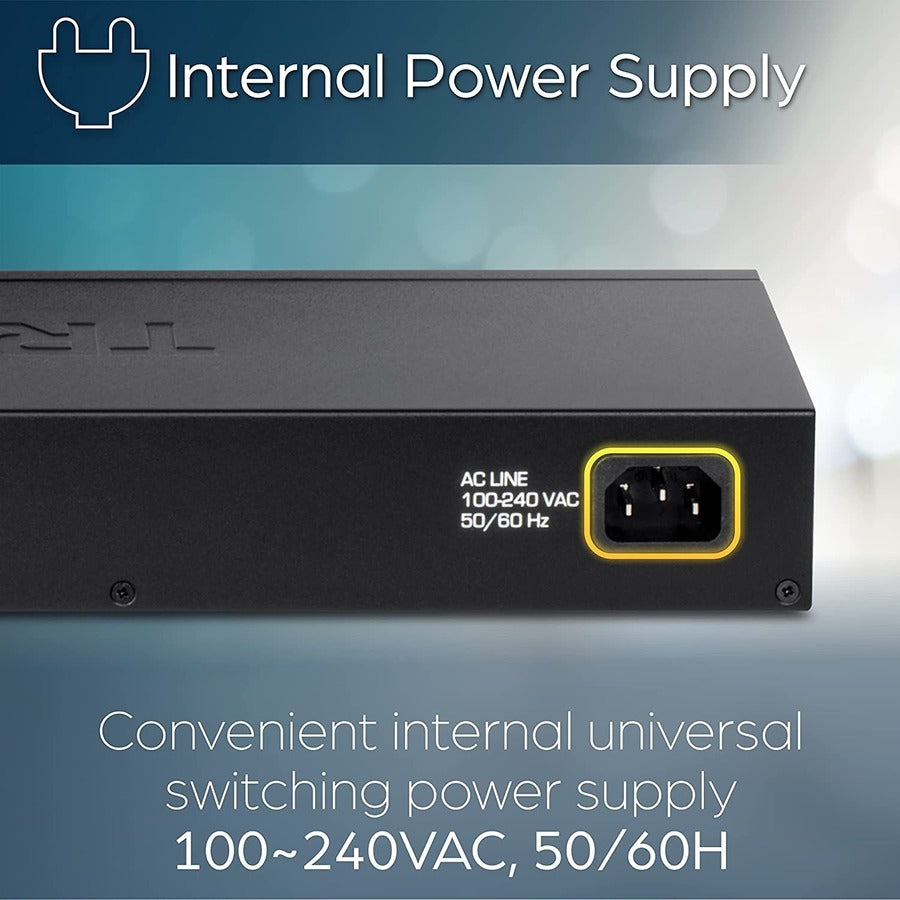 16-Port Gigabit Switch - TRENDnet TEG-S17 Rackmount Solution | TecISoft