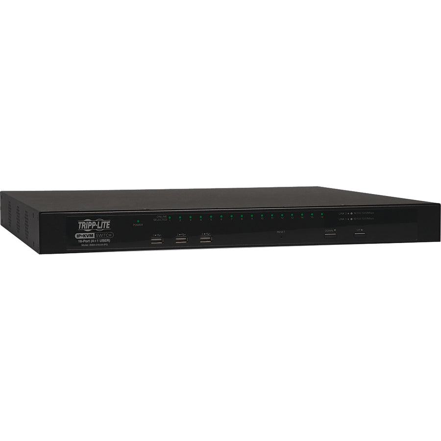 16-Port KVM over IP Switch - Virtual Media Enterprise Server Management | Tripp Lite B064-016-04-IPG