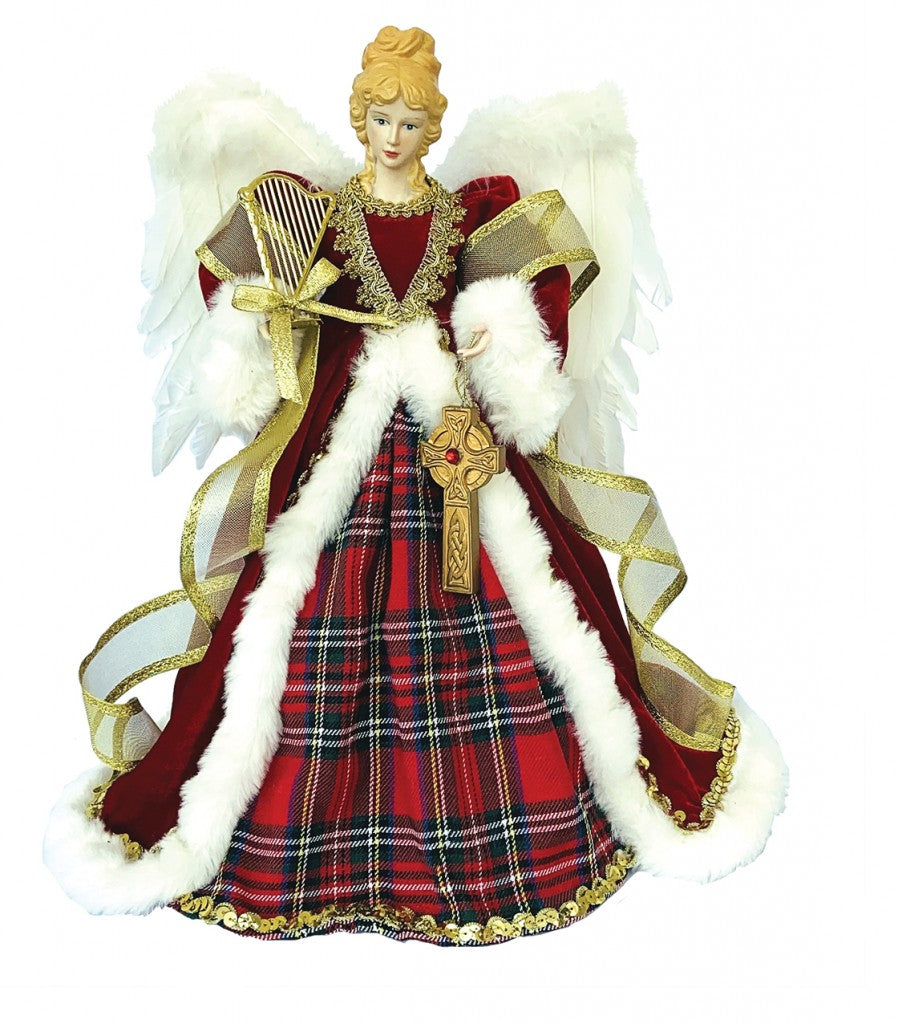 16 inch Gold and White Angel