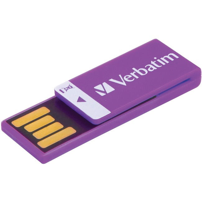 16Gb Clip-It Usb Flash Drive - Violet