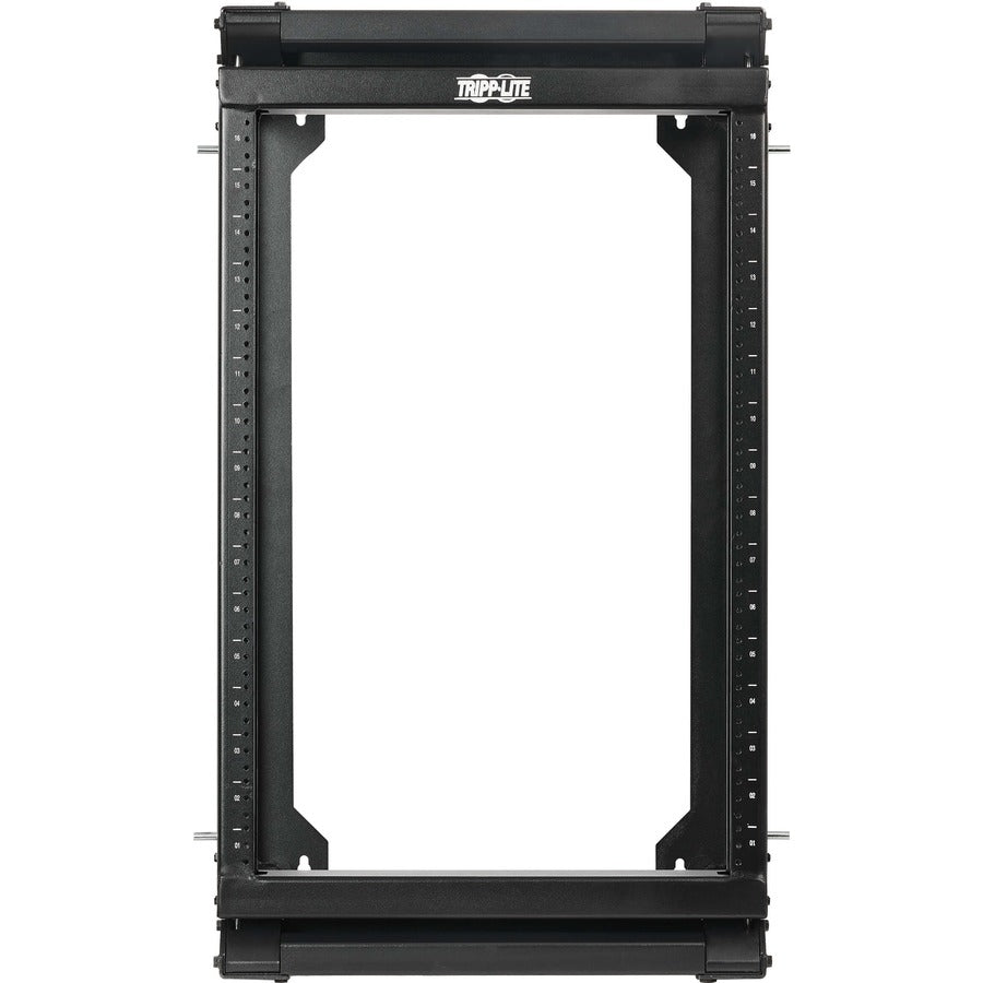 16U 2-Post Open Frame Rack - Heavy Duty Wall Mount | Tecisoft SRWO16US
