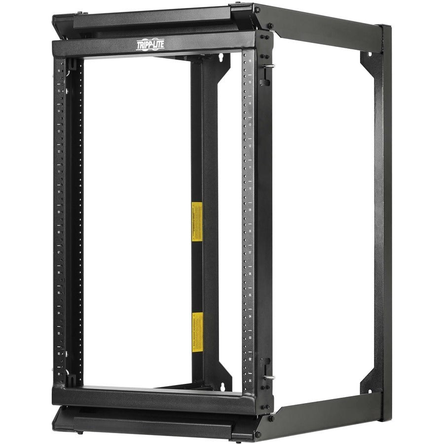 16U 2-Post Open Frame Rack - Heavy Duty Wall Mount | Tecisoft SRWO16US