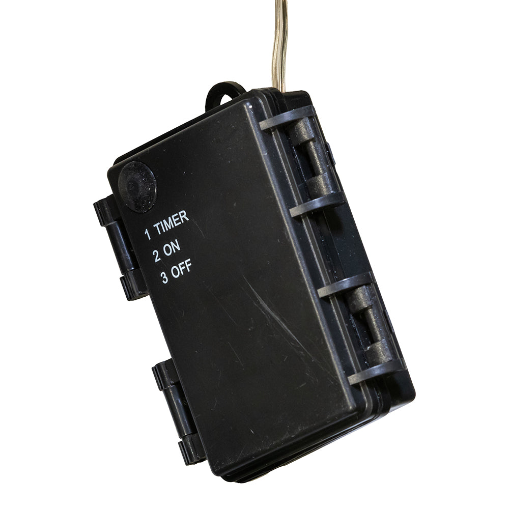 18" Battery-Operated LED Holly Berry and Pinecone Wreath