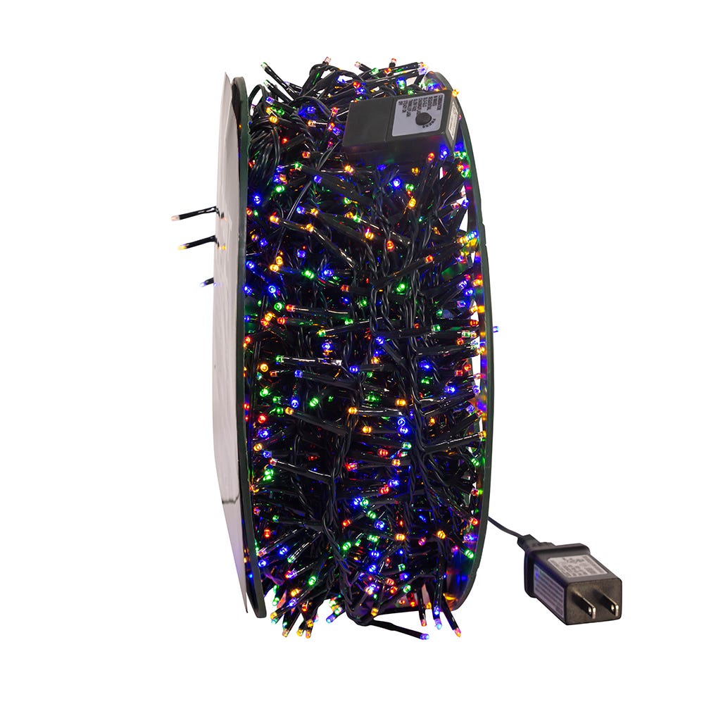 1800-Light Multi-Color LED Rice Light Set - 148 Feet