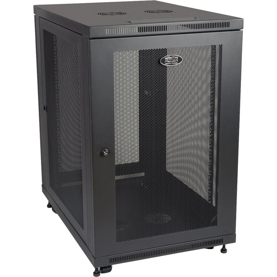 18U Mid-Depth Rack Enclosure Cabinet - Data Center Server Rack | TeciSoft SR18UB