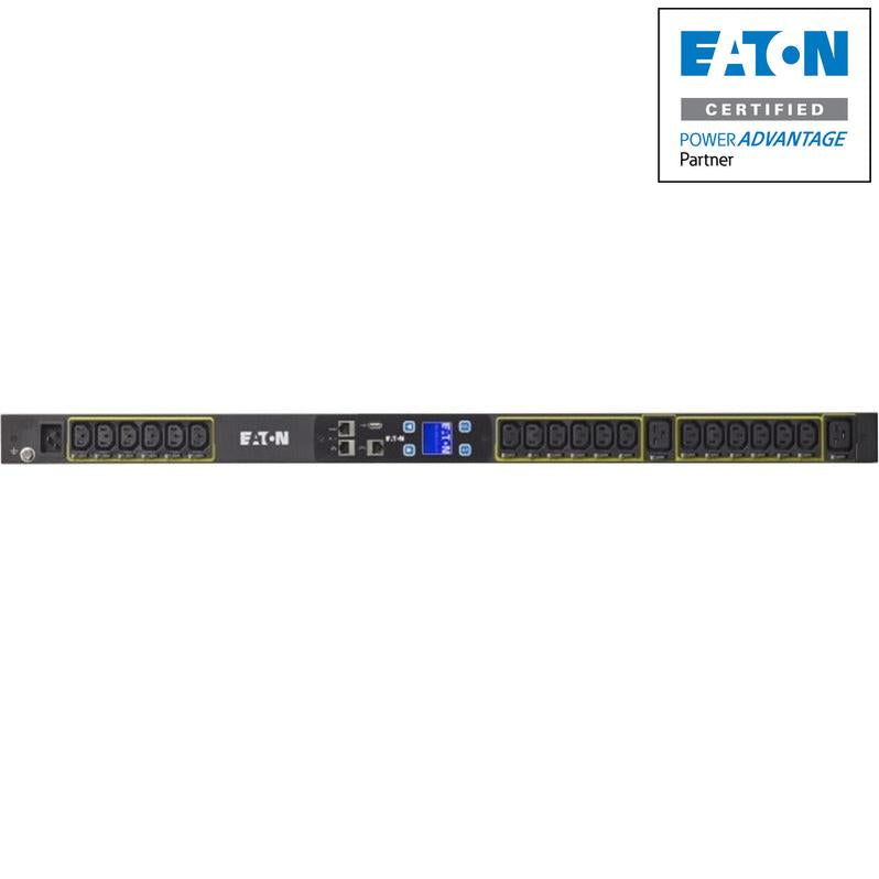 19 Rack Power Distribution Unit - Metered Input 14-Outlet | Eaton EMI109-10