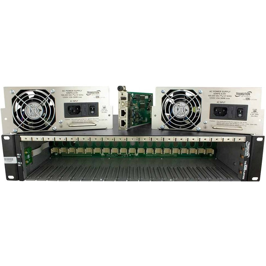 19 Slot Ac Ion Chassis W/,Redundant Ps & Mngmt Module Bndl