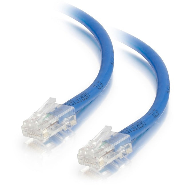 1Ft Cat5E Non-Booted Unshielded (Utp) Ethernet Network Patch Cable - Blue