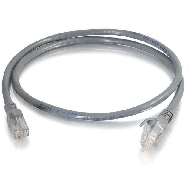 1Ft Grey Snagless Cat6 Cable Taa